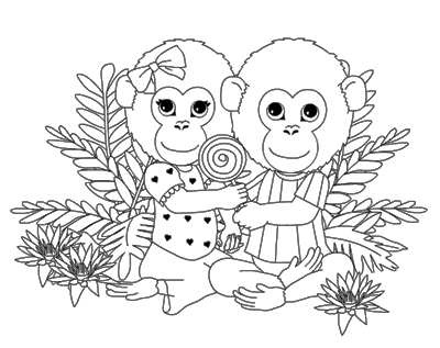Moneky Drawing